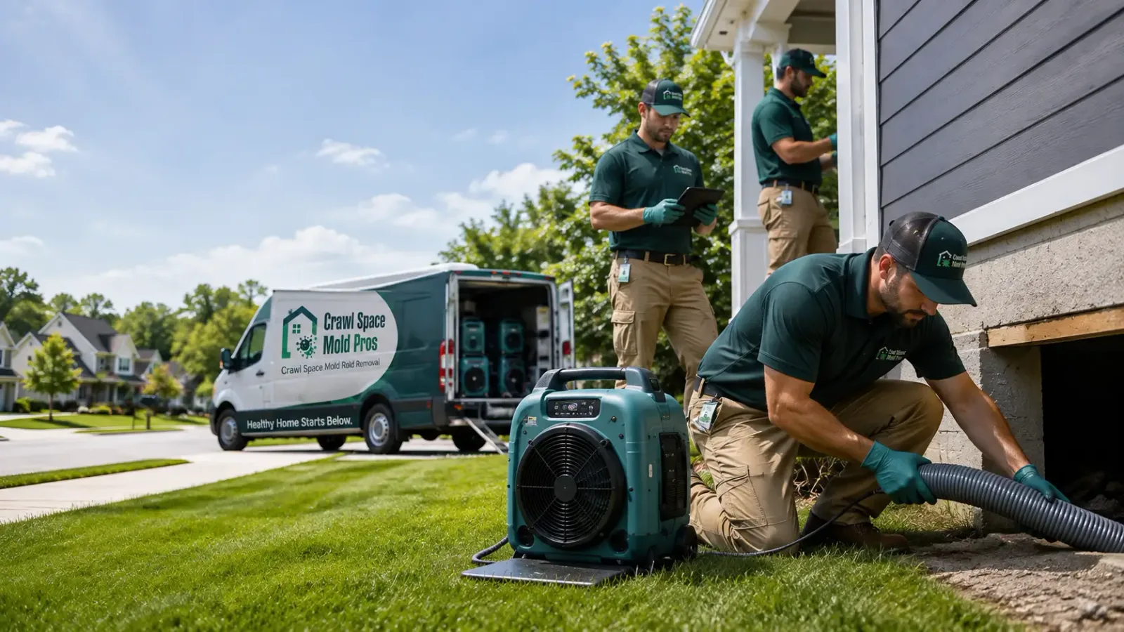 Crawl Space Mold Removal in Fowler, IL